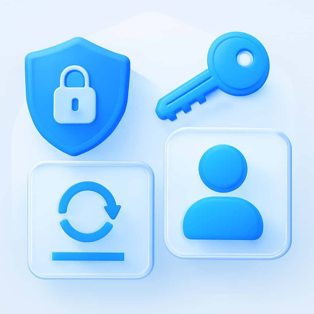 Illustration showing steps for recovering Kuber 79 access.