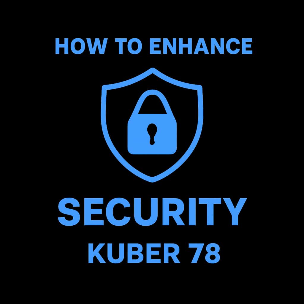 Icon representing Kuber 79 security guidance with a clean design in #1490f5.