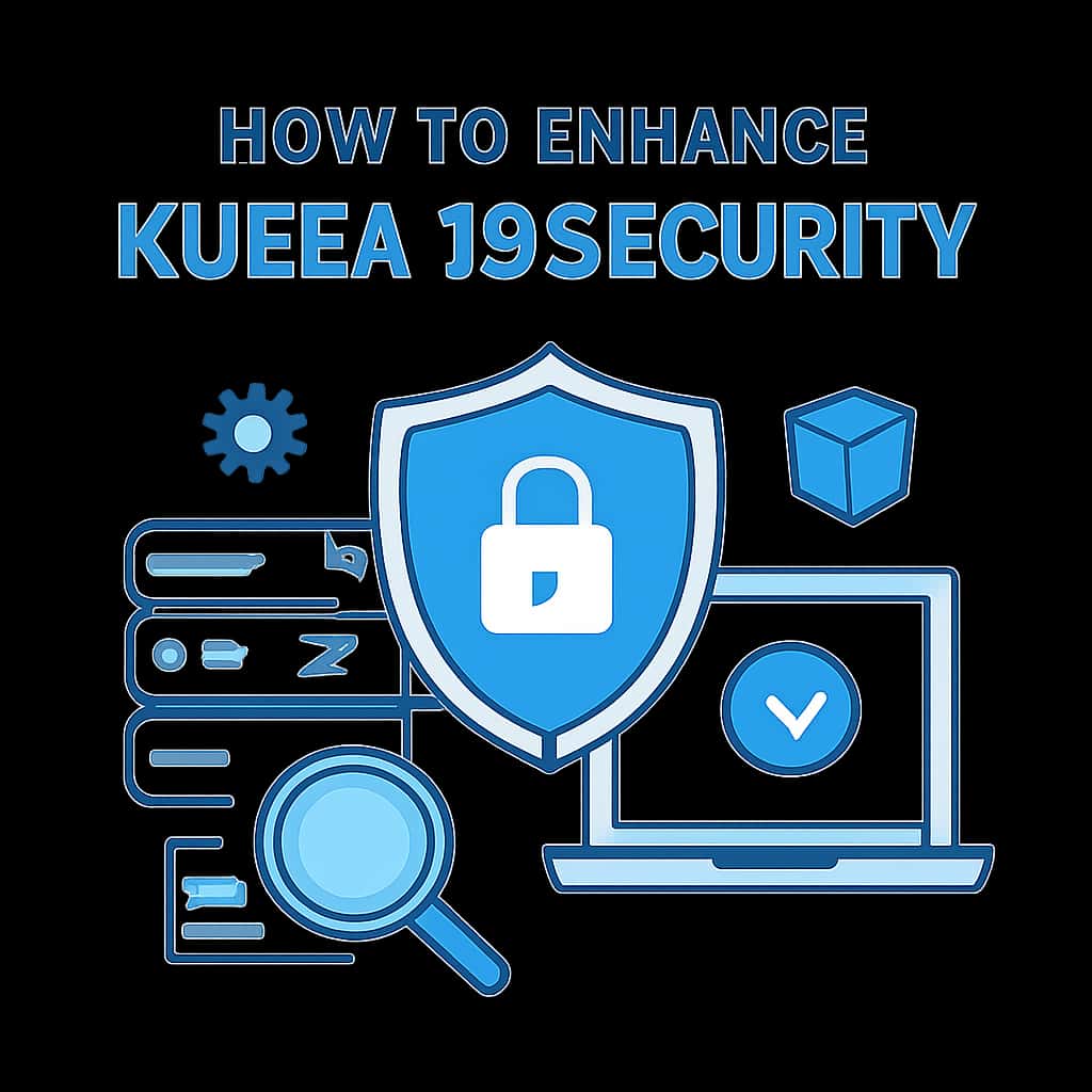 An illustration showing multiple techniques for enhancing security on Kuber 79.
