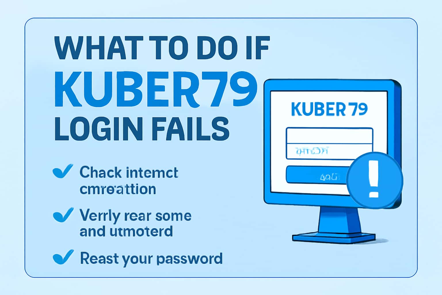 A serene digital workspace showcasing Kuber 79 login troubleshooting.
