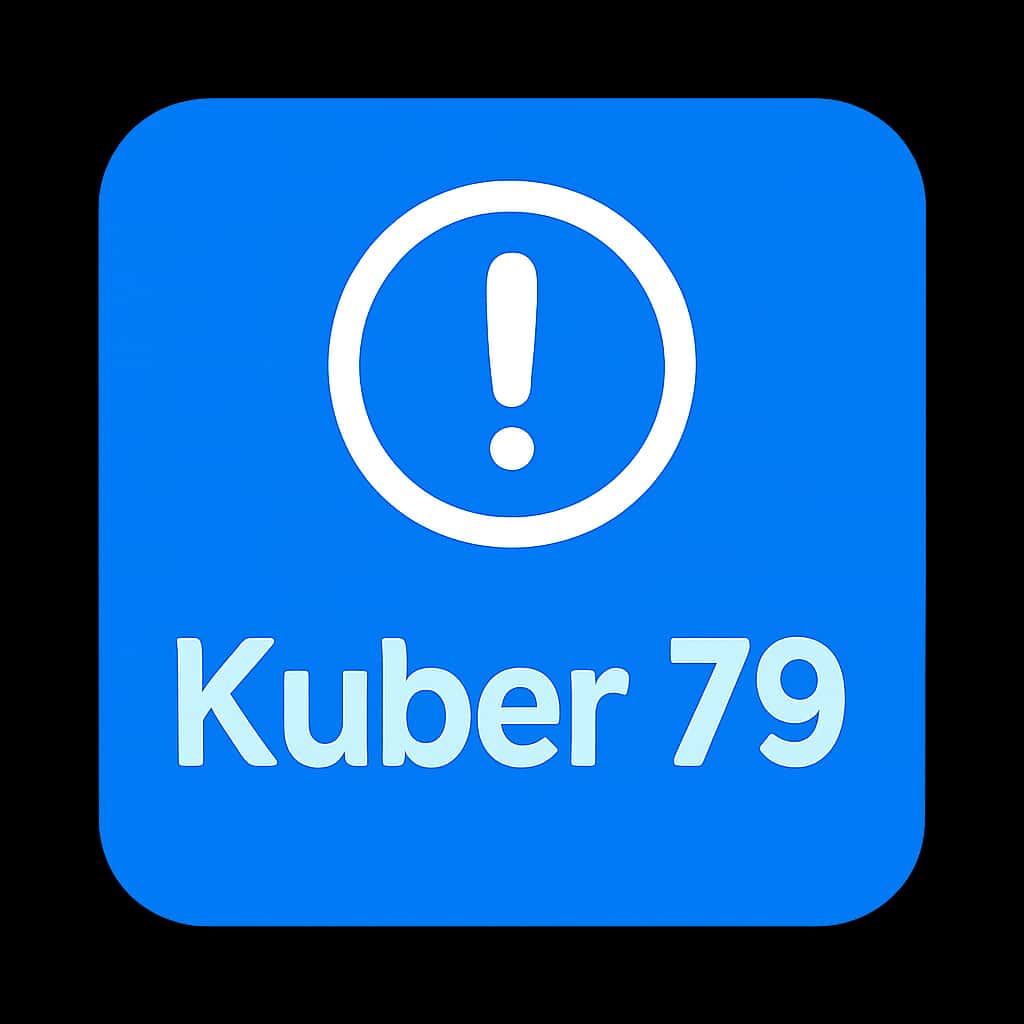 An icon representing troubleshooting for Kuber 79 login issues.